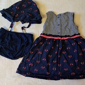3pc baby girl dress set